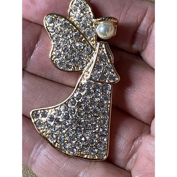VNTG Lot 4 Signed Angel Brooch BeautifulSilver/Gold Tone Anne Klein,Giusti,SE,DM - Picture 8 of 11
